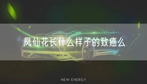 凤仙花长什么样子的致癌么