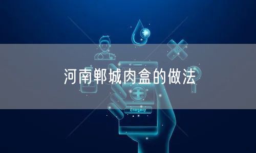 河南郸城肉盒的做法