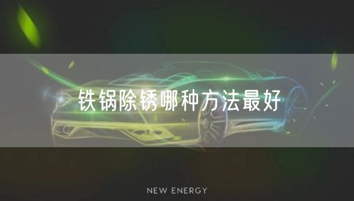 铁锅除锈哪种方法最好