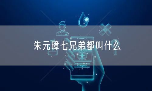 朱元璋七兄弟都叫什么