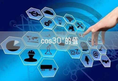 cos30°的值