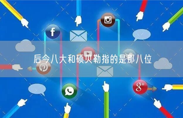 后今八大和硕贝勒指的是那八位