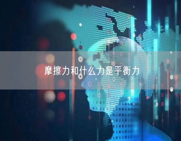 摩擦力和什么力是平衡力