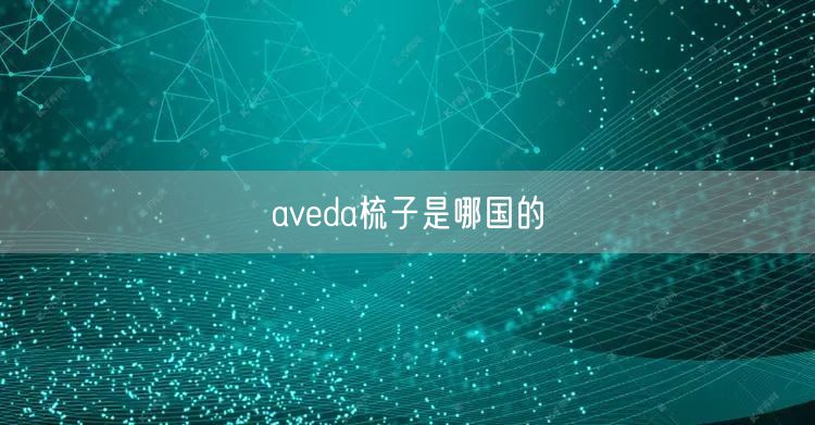 aveda梳子是哪国的