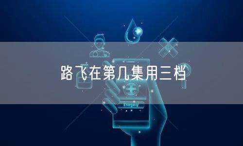 路飞在第几集用三档