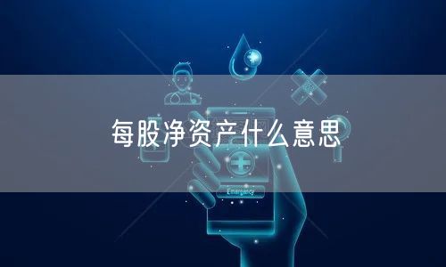 每股净资产什么意思