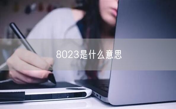 8023是什么意思 8023是什么意思