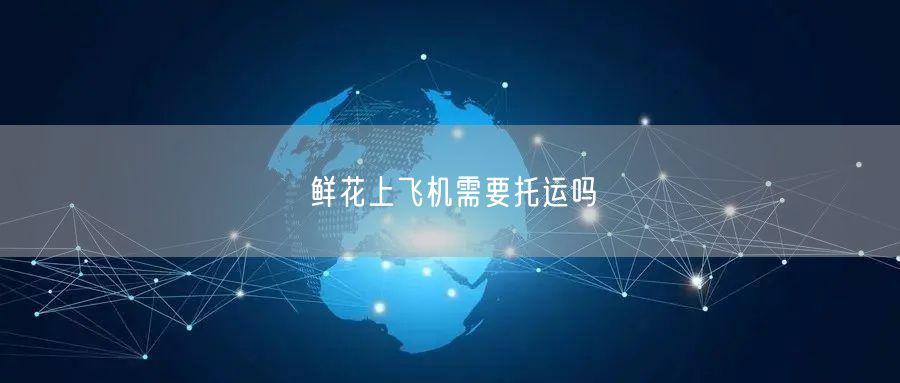 鲜花上飞机需要托运吗