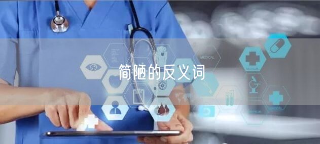 简陋的反义词