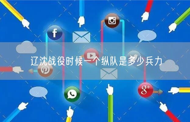 辽沈战役时候一个纵队是多少兵力 辽沈战役时候一个纵队是多少兵力