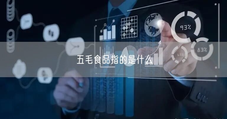 五毛食品指的是什么