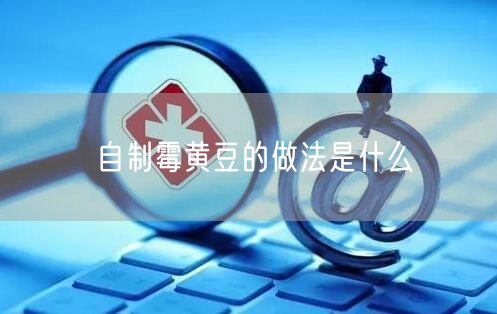 自制霉黄豆的做法是什么